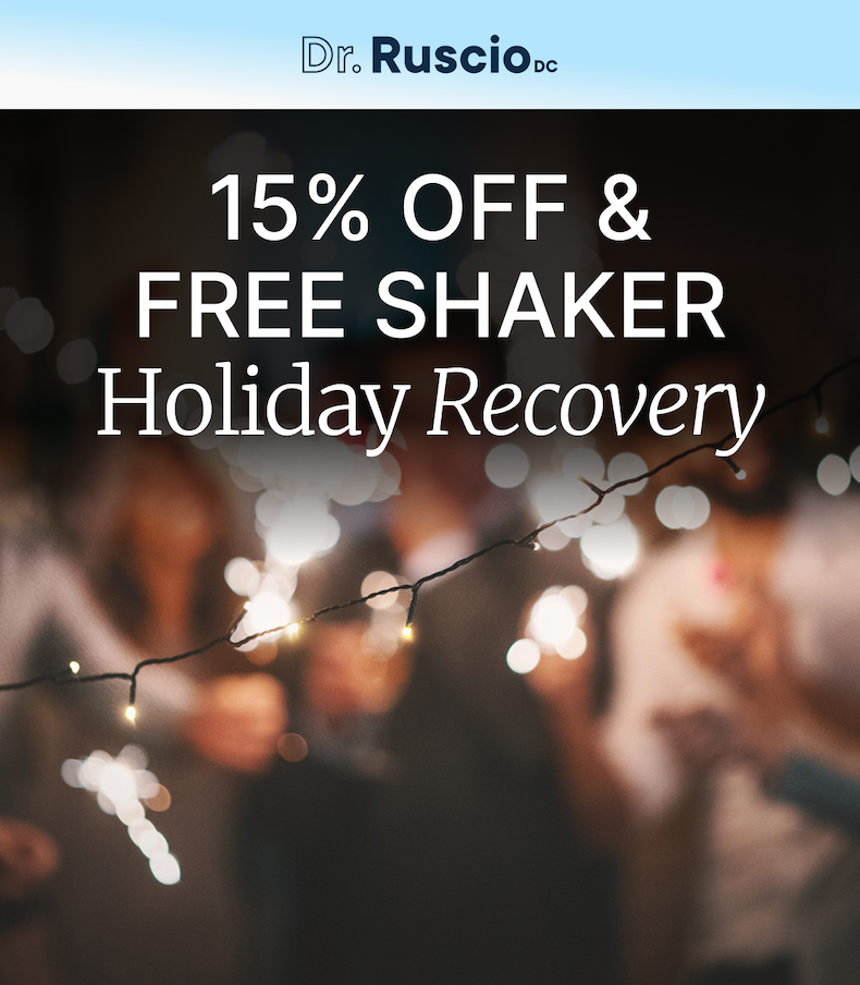 15% Off & Free Shaker Holiday Recovery