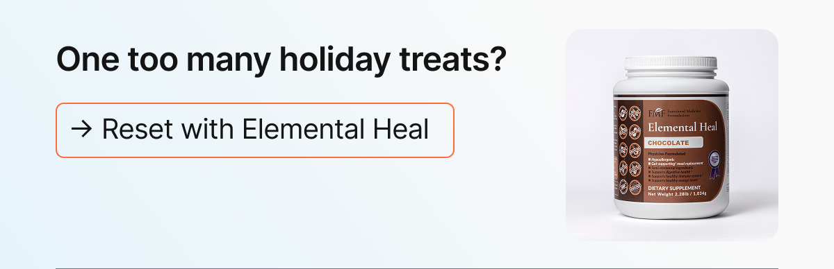 One too many holiday treats?