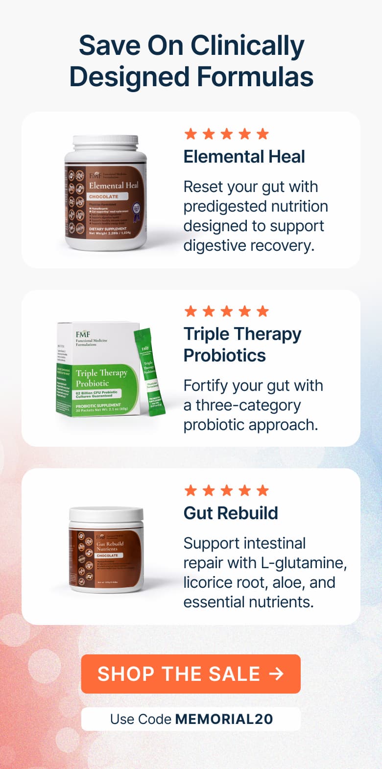 Save On Clinically Designed Formulas