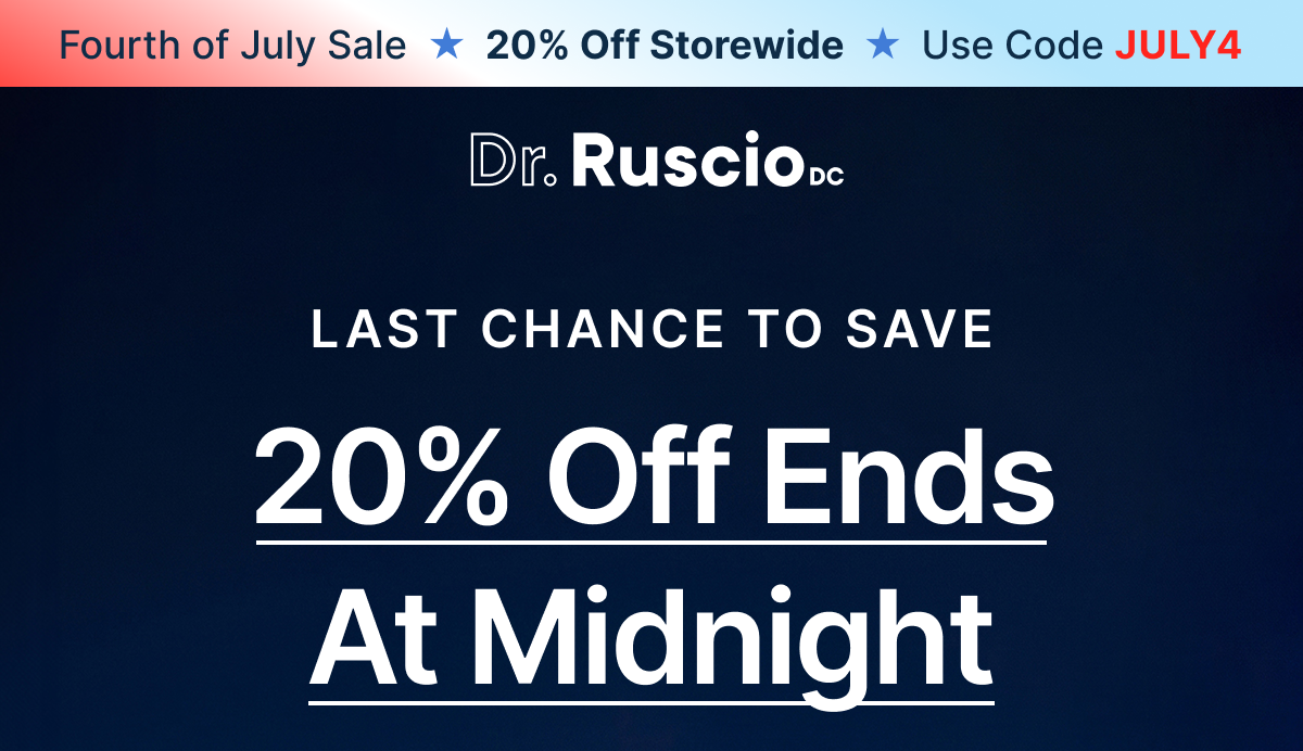 Last Chance To Save. 20% Off Ends At Midnight.