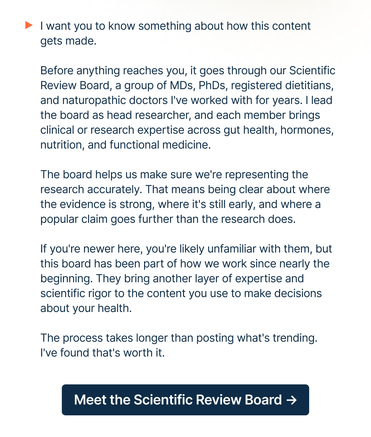 Meet the Scientific Review Board