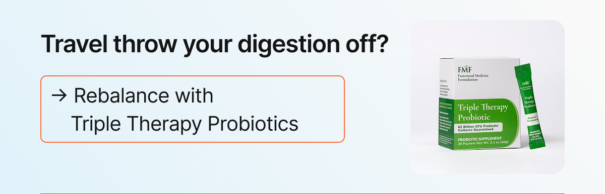 Travel throw your digestion off?
