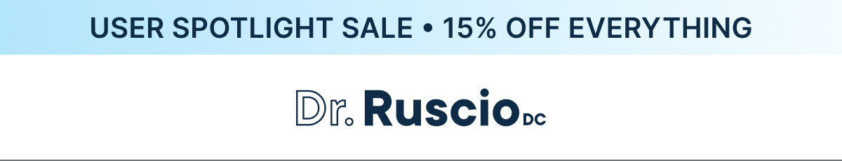 Spotlight Sale. 15% Off Everything
