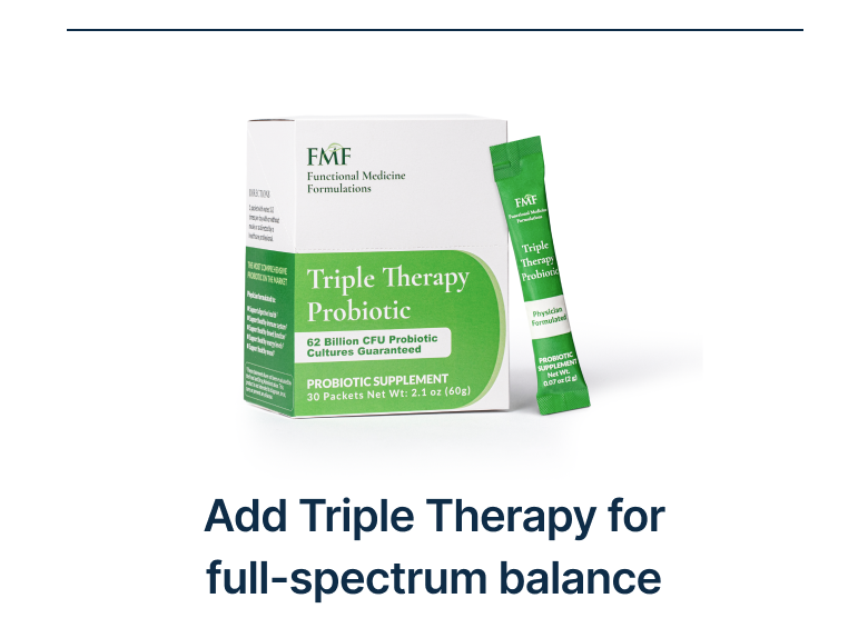Add Triple Therapy for full-spectrum balance