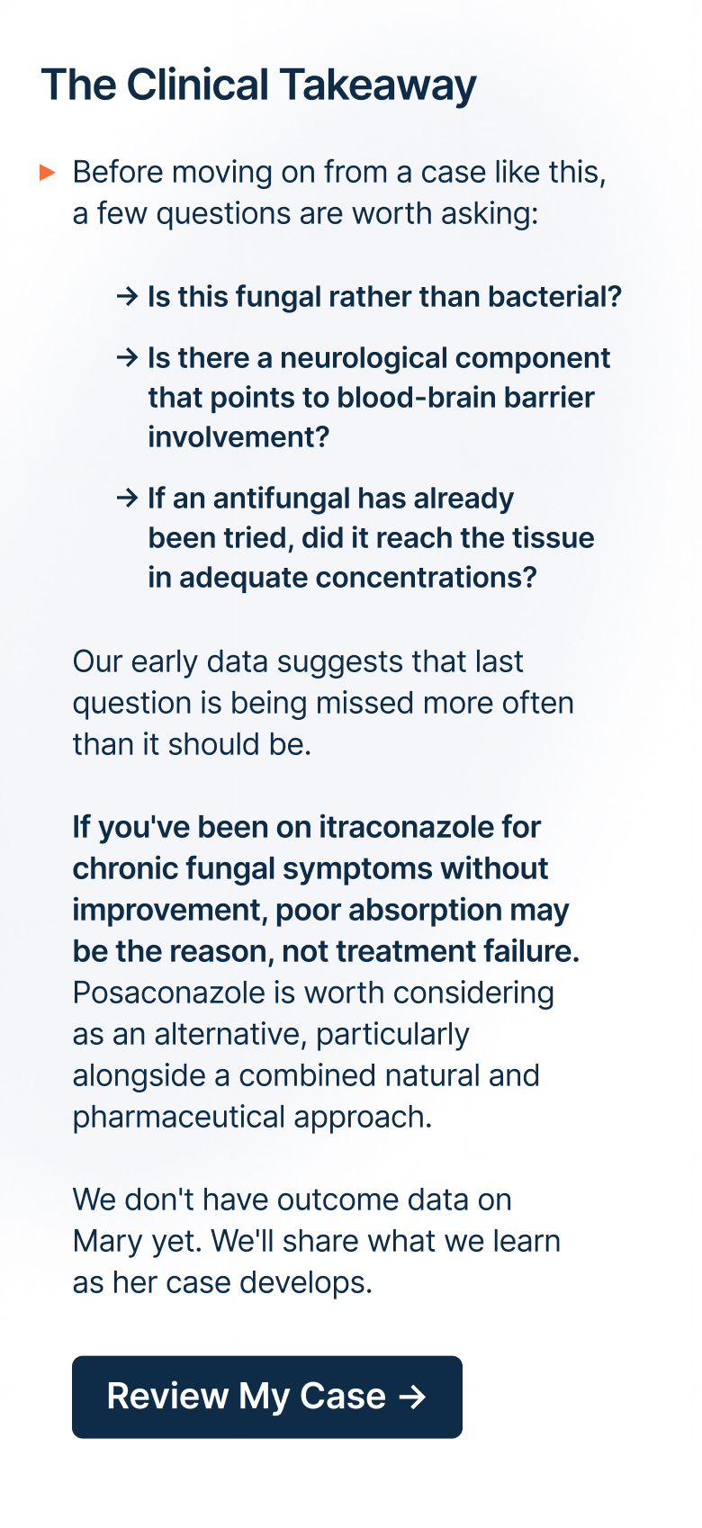 The Clinical Takeaway