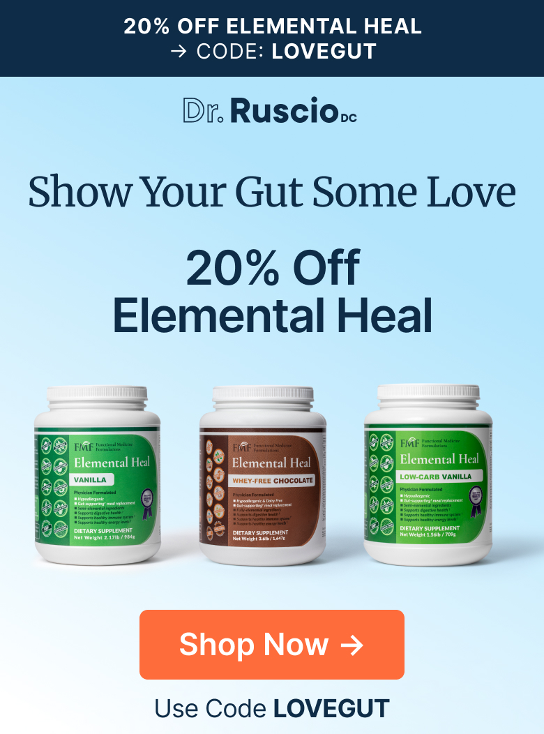 Show Your Gut Some Love. 20% Off Elemental Heal