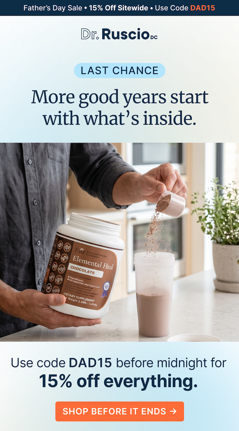 Last Chance. More good years start with what’s inside.