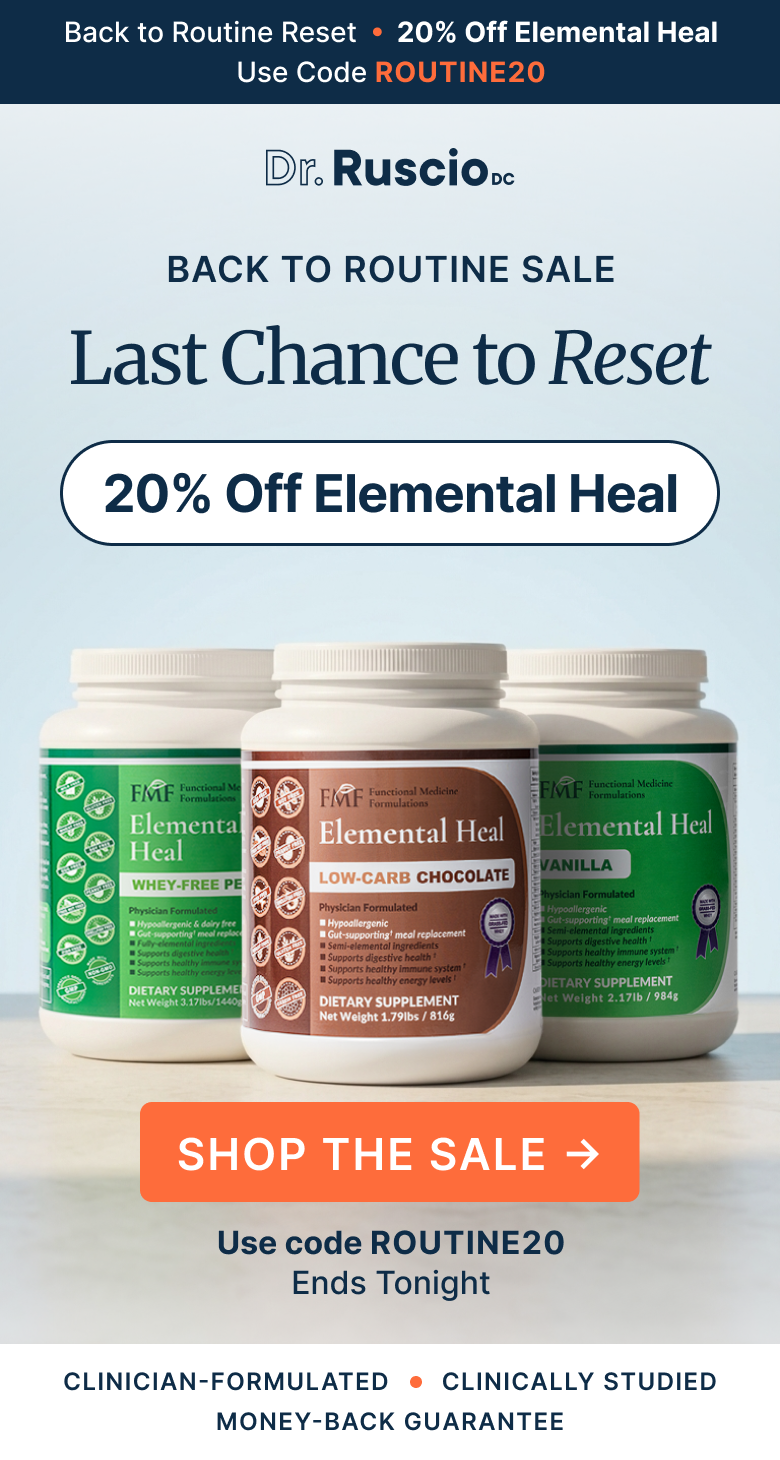 Last Chance to Reset. 20% Off Elemental Heal