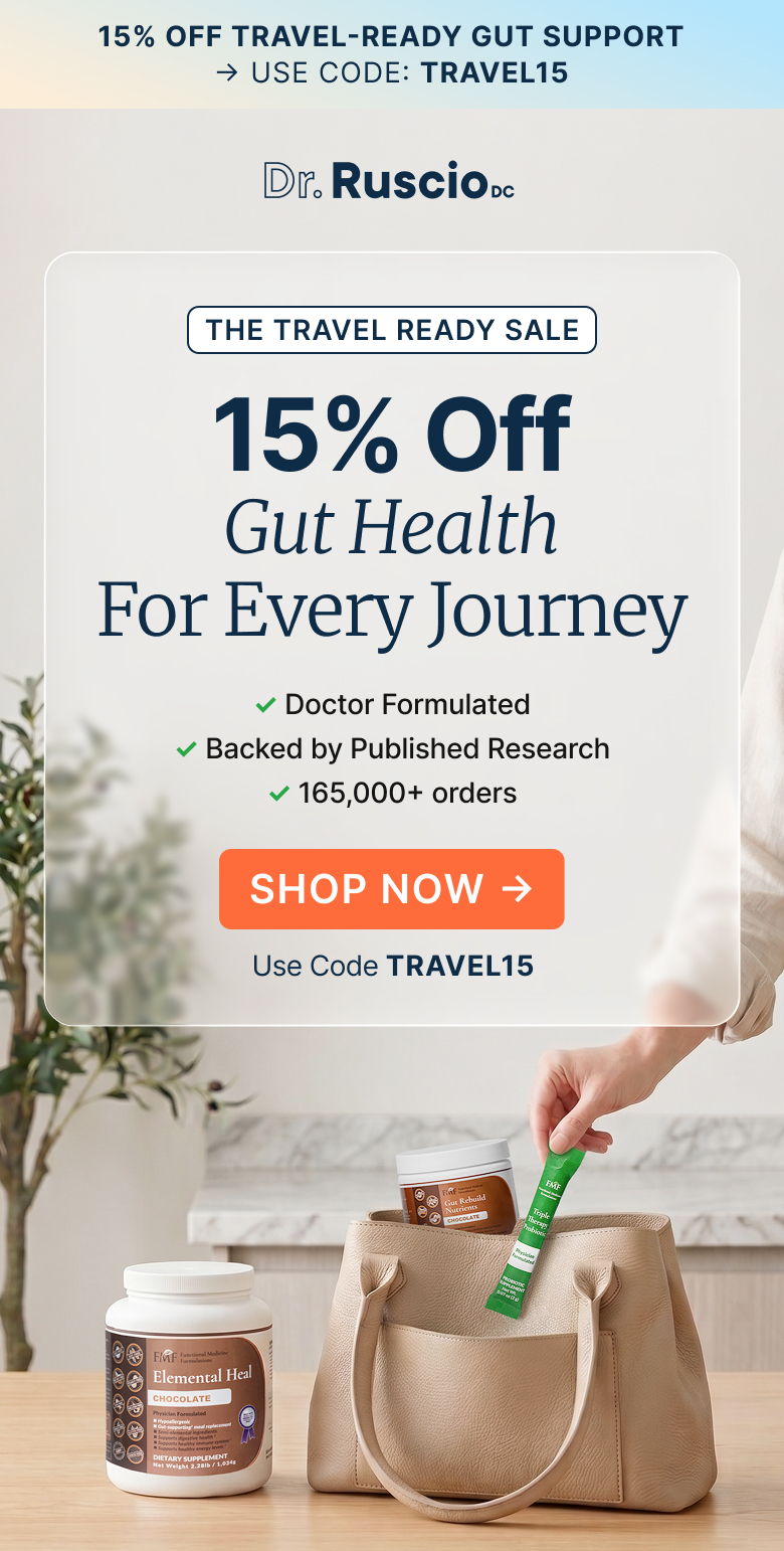15% Off Gut Health For Every Journey