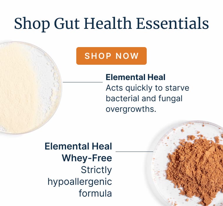 Promo image banner for Dr. Ruscio's Gut Health Essentials