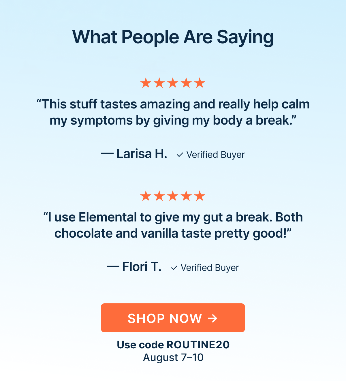 What People Are Saying