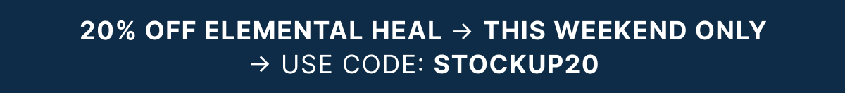 20% off Elemental Heal