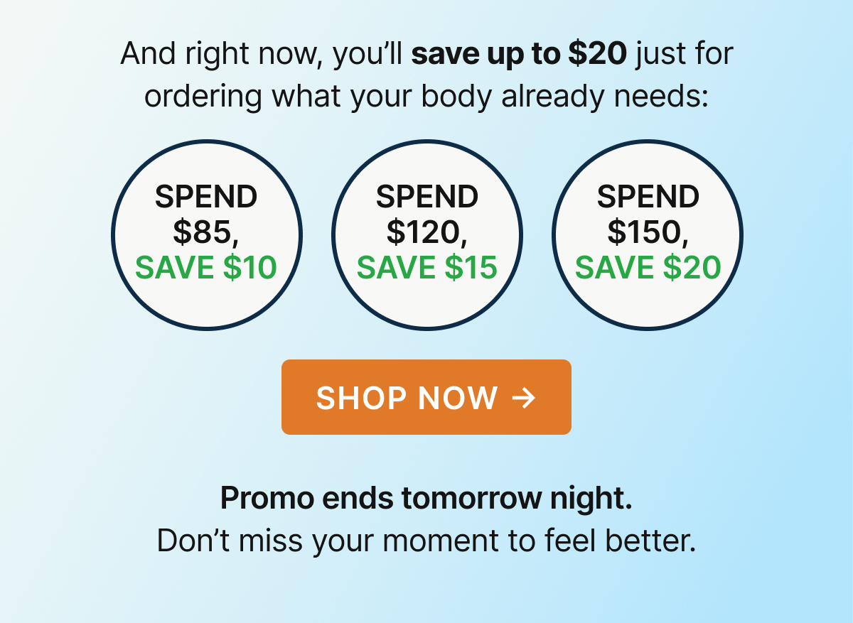 Save up to $20