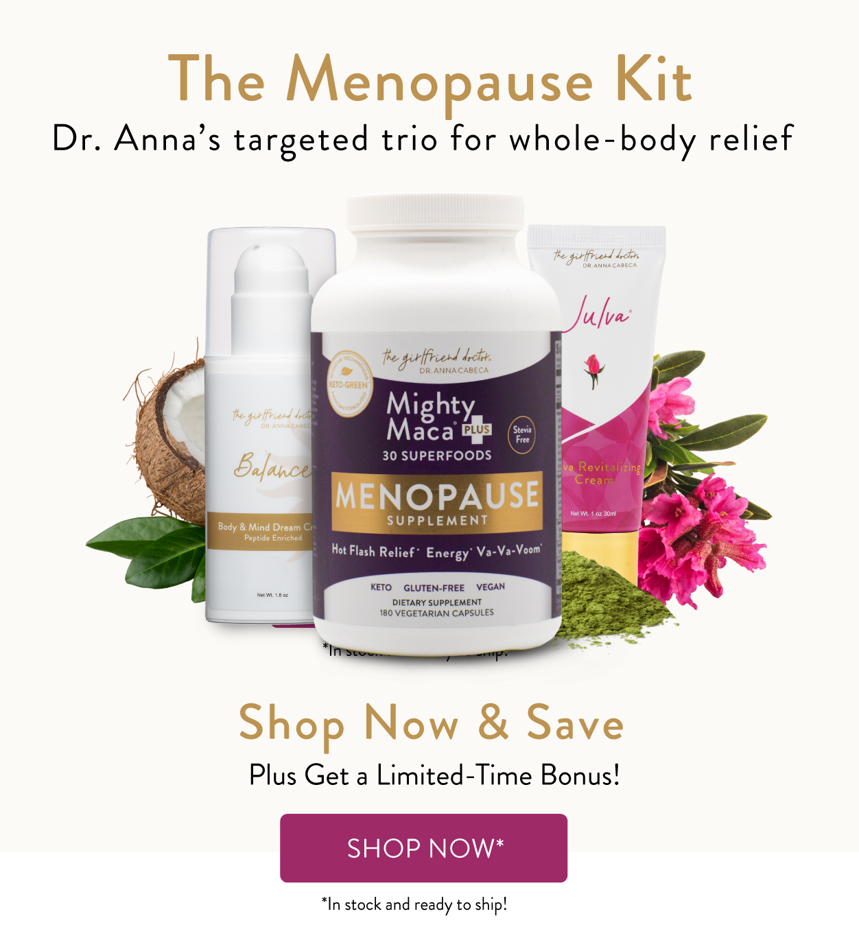 Celebrate World Menopause Day with Dr. Anna! Dr. Anna Cabeca