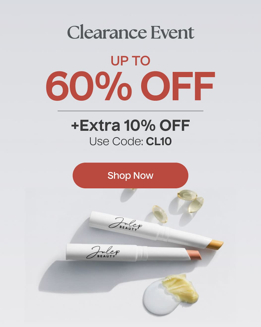 Clearance Event Up To 60% Off | +Extra 10% Off | Use Code: CL10 | Shop Now