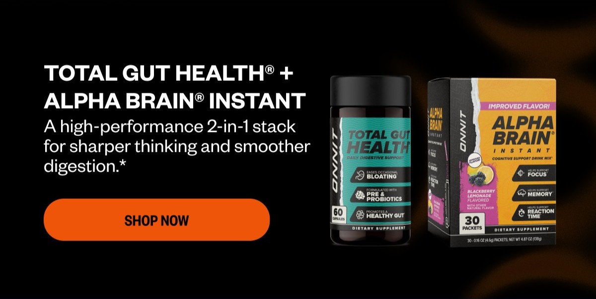 Shop Total Gut Health + Alpha Brain Instant