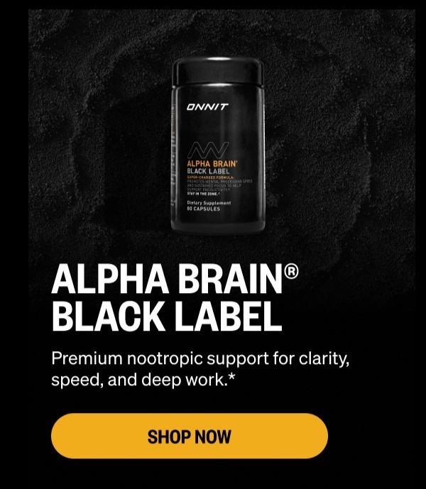 Alpha BRAIN® Black Label
