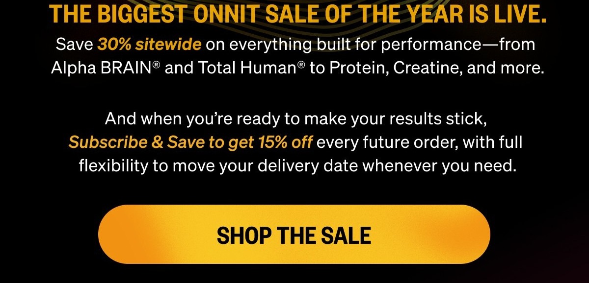 SUBSCRIBE & SAVE | SHOP THE SALE