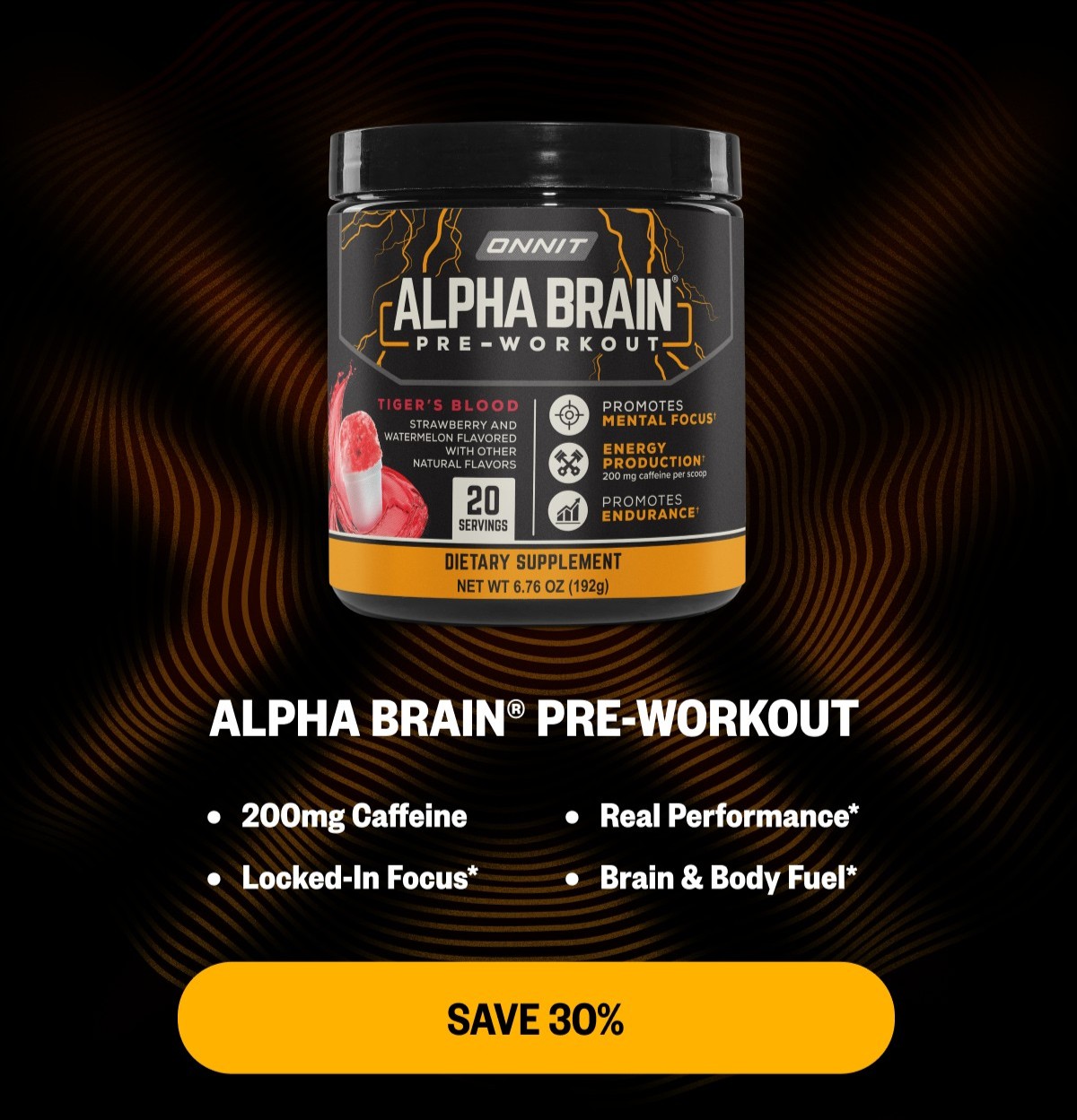 Shop Alpha BRAIN® Pre-Workout