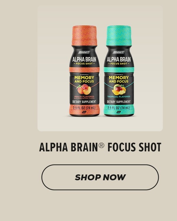 Shop Alpha BRAIN® Focus Shot