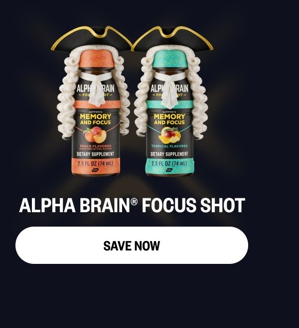 Alpha BRAIN® Focus Shot