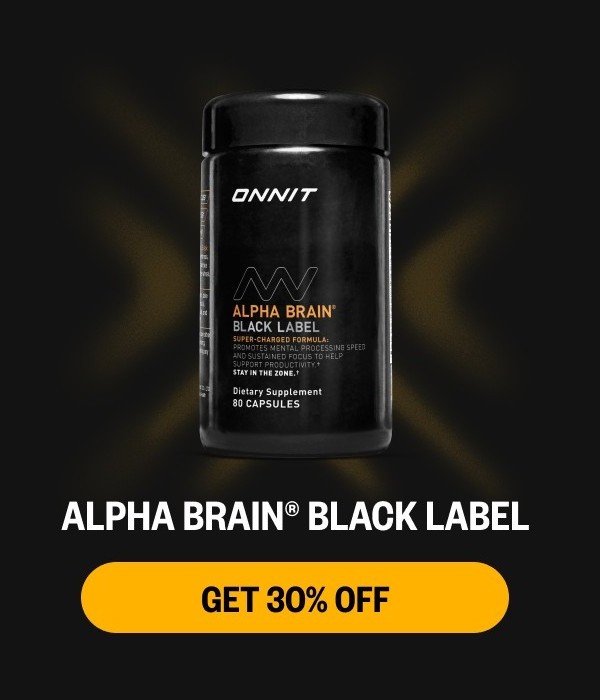 GET 30% OFF | Alpha BRAIN® Black Label