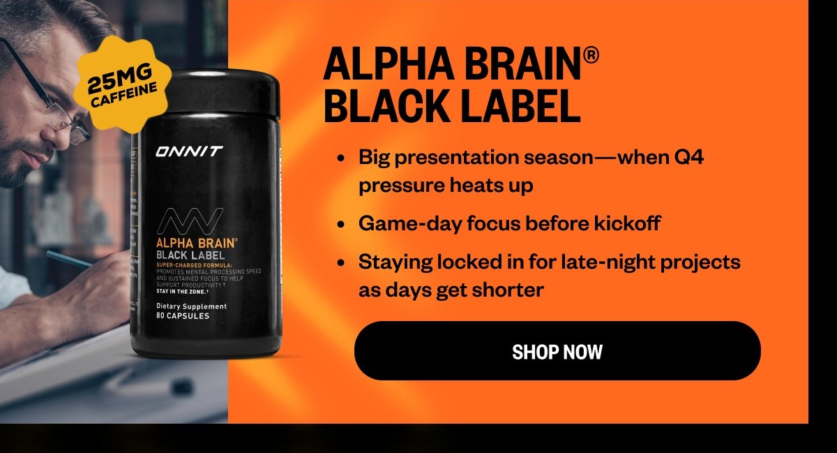 Shop Alpha BRAIN® Black Label