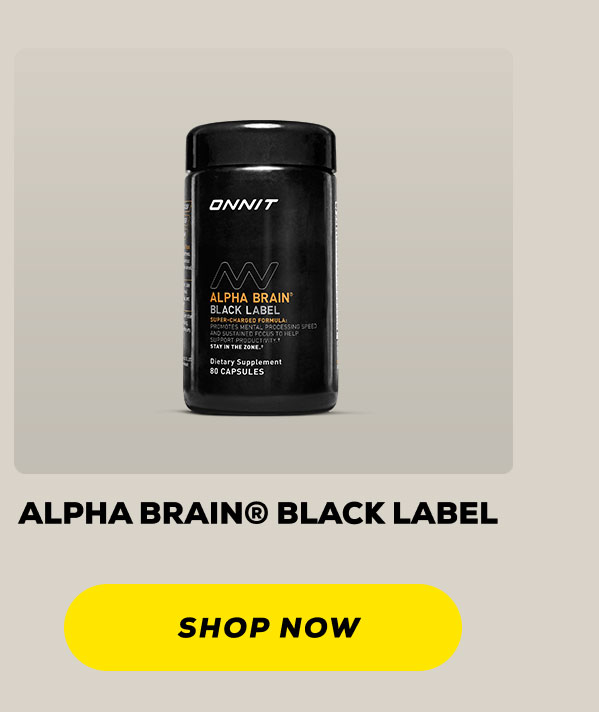 Alpha BRAIN® Black Label