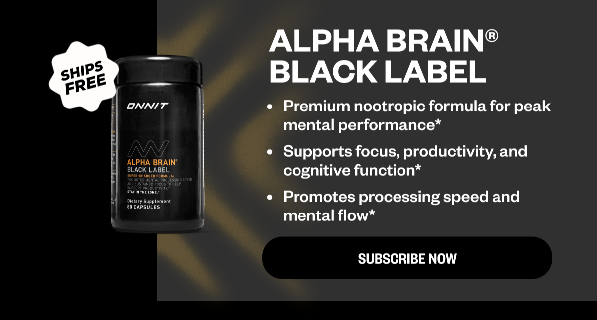 Shop Alpha BRAIN® Black Label