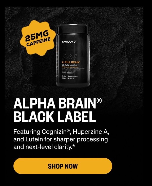 Alpha BRAIN® Black Label