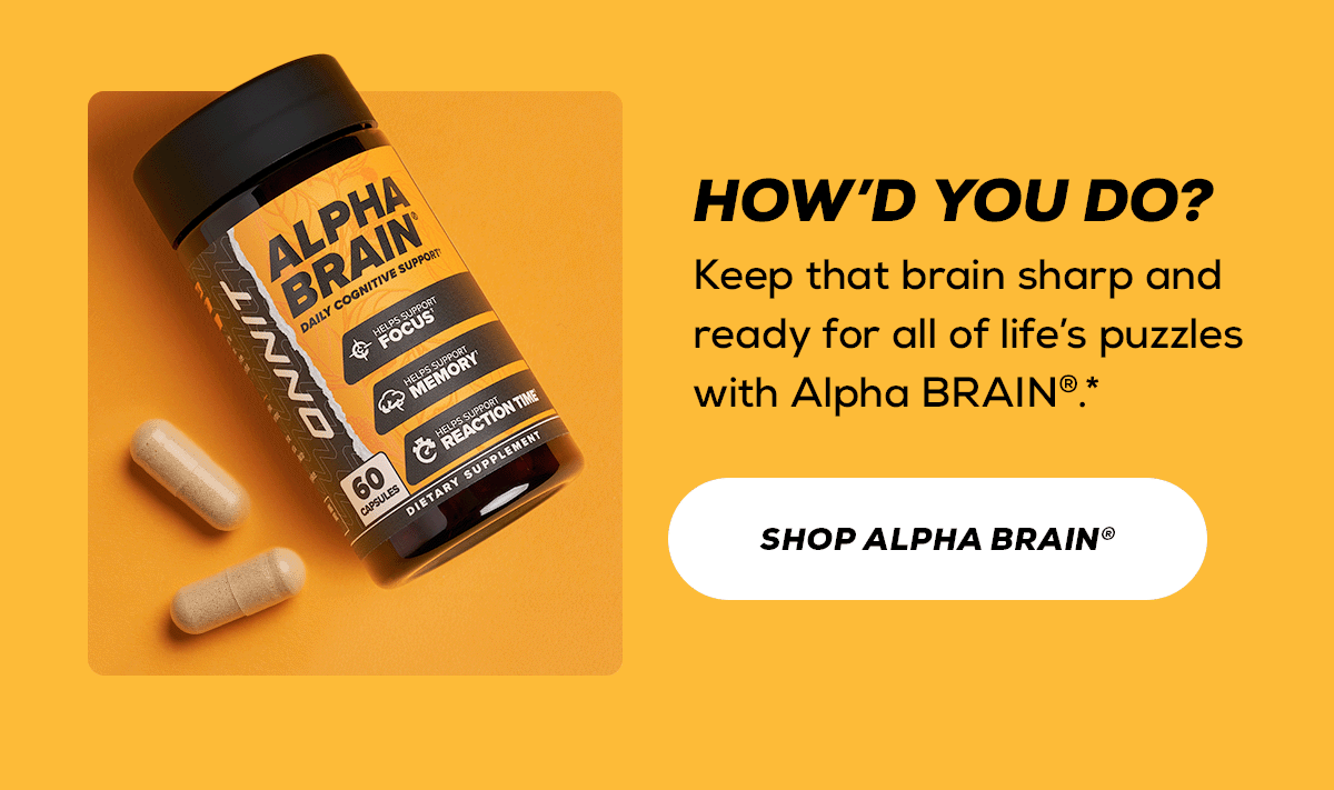 Shop Alpha Brain