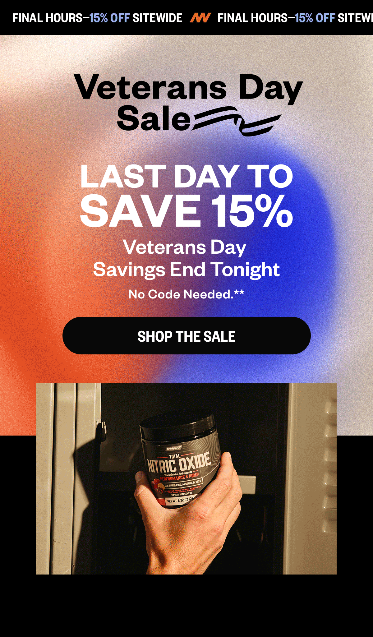 Veterans Day Sale | 15% OFF sitewide
