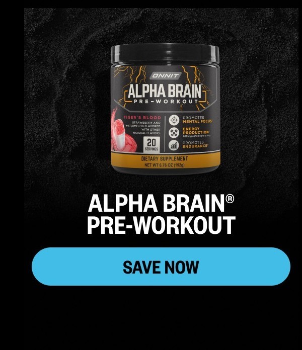 Alpha BRAIN® Pre-Workout