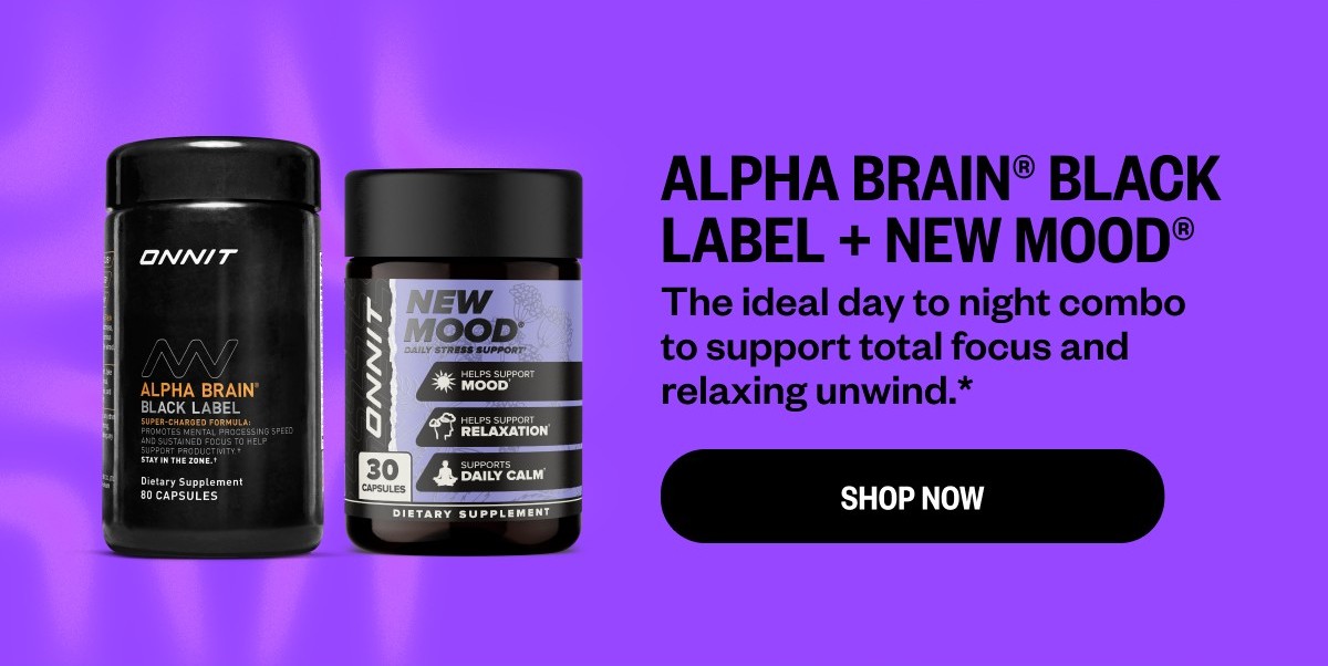 Shop Alpha BRAIN® Black Label + New Mood®