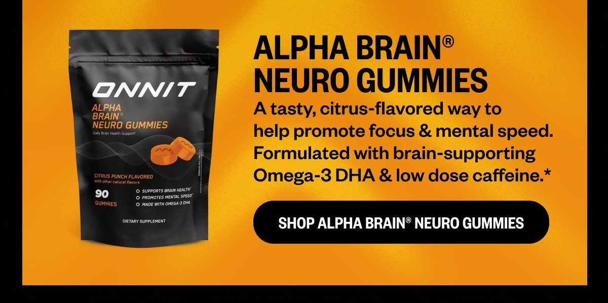 Shop Alpha BRAIN® Neuro Gummies
