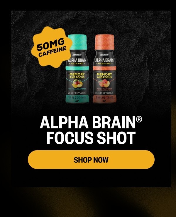 Alpha BRAIN® Focus Shot