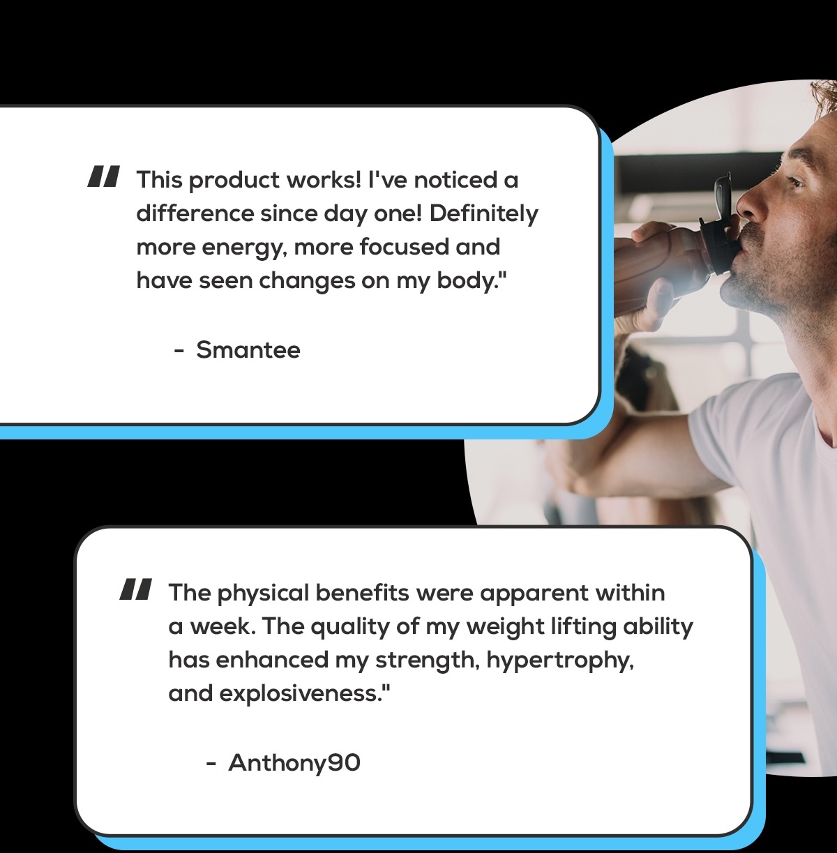 This product works! the physical benefits were apparent