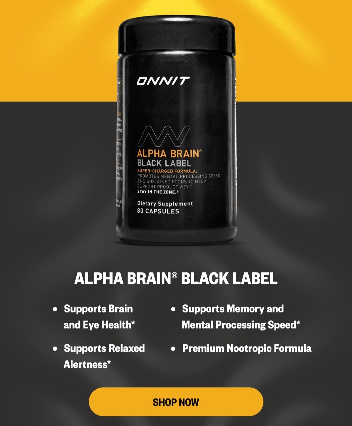 Alpha BRAIN® Black Label