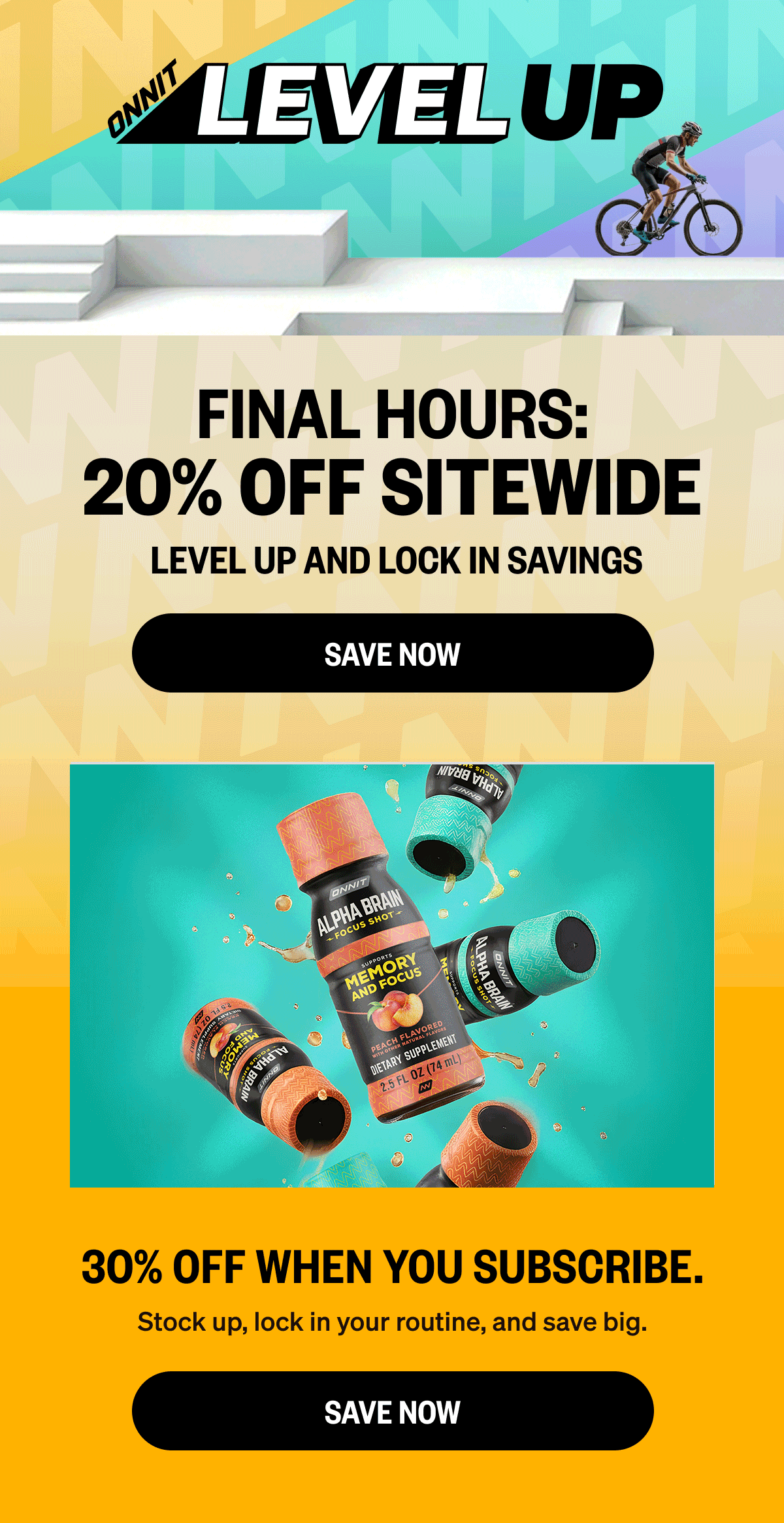 FINAL HOURS | 20% OFF SITEWIDE