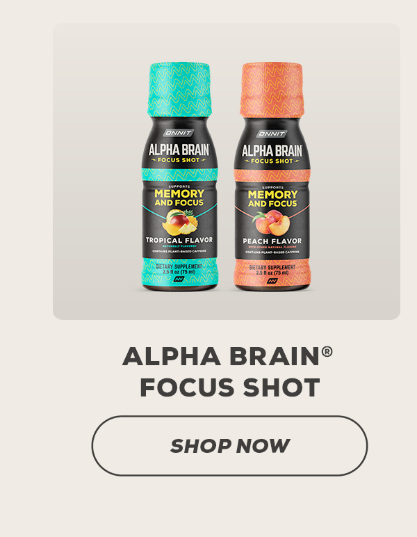 Alpha Brain Focus Shot