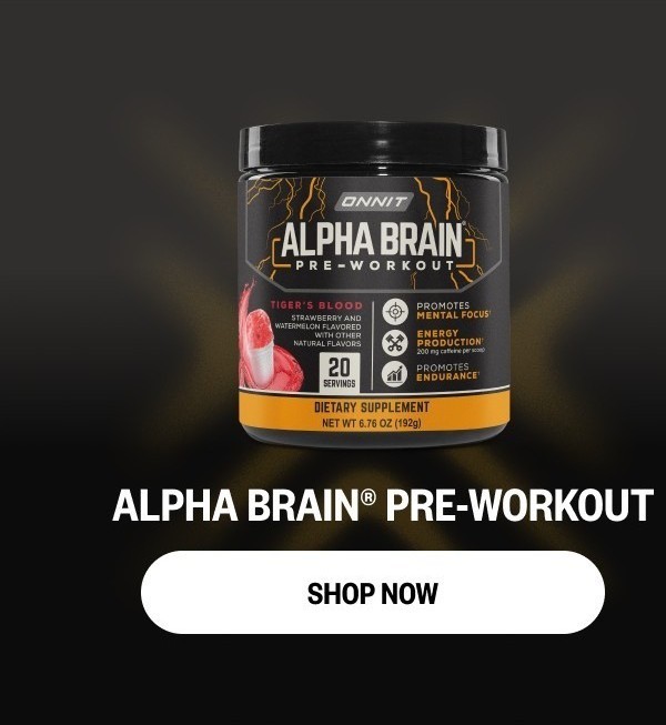 Shop Alpha BRAIN® Pre-Workout