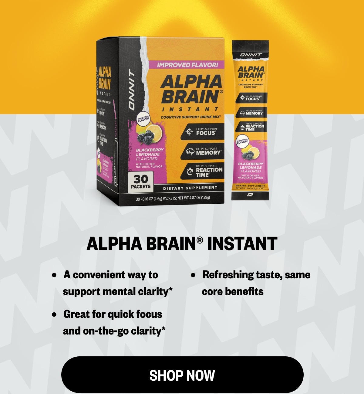 Shop Alpha BRAIN® Instant