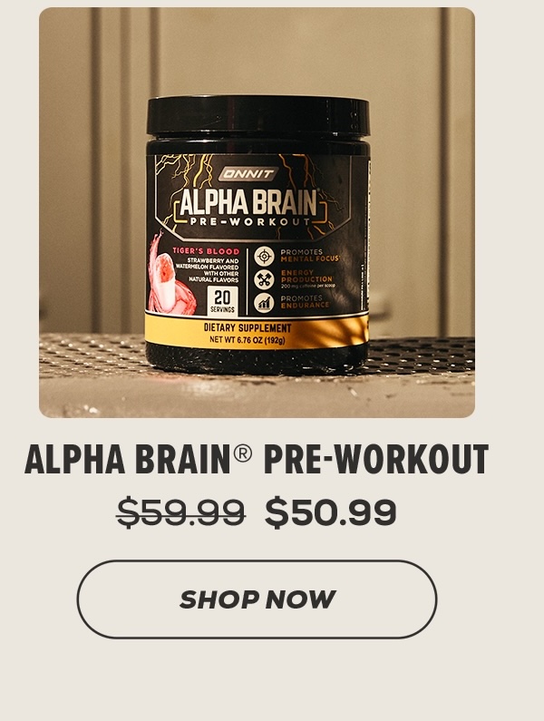 Alpha BRAIN® Pre-Workout