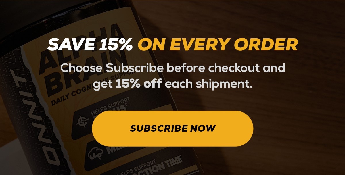Get 15% off every order