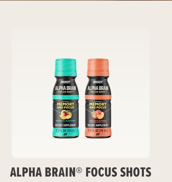 Alpha brain Focus Shot