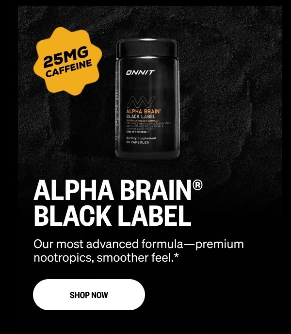 Shop Alpha BRAIN® Black Label