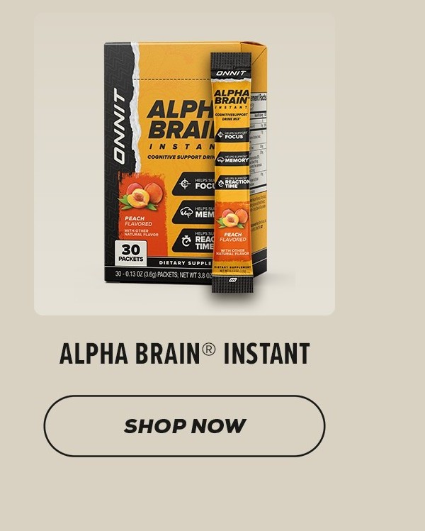 Shop Alpha BRAIN® Instant
