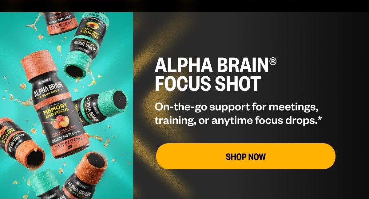 Alpha BRAIN® Focus Shot