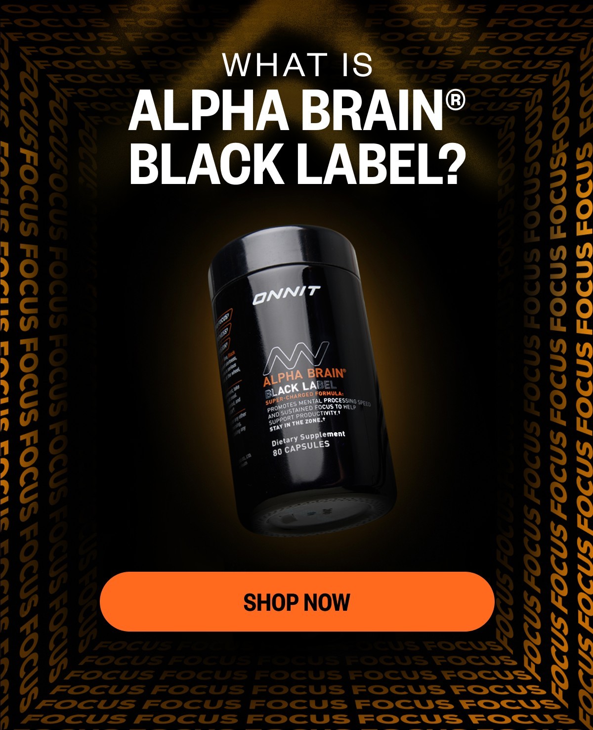 Shop Alpha BRAIN® Black Label