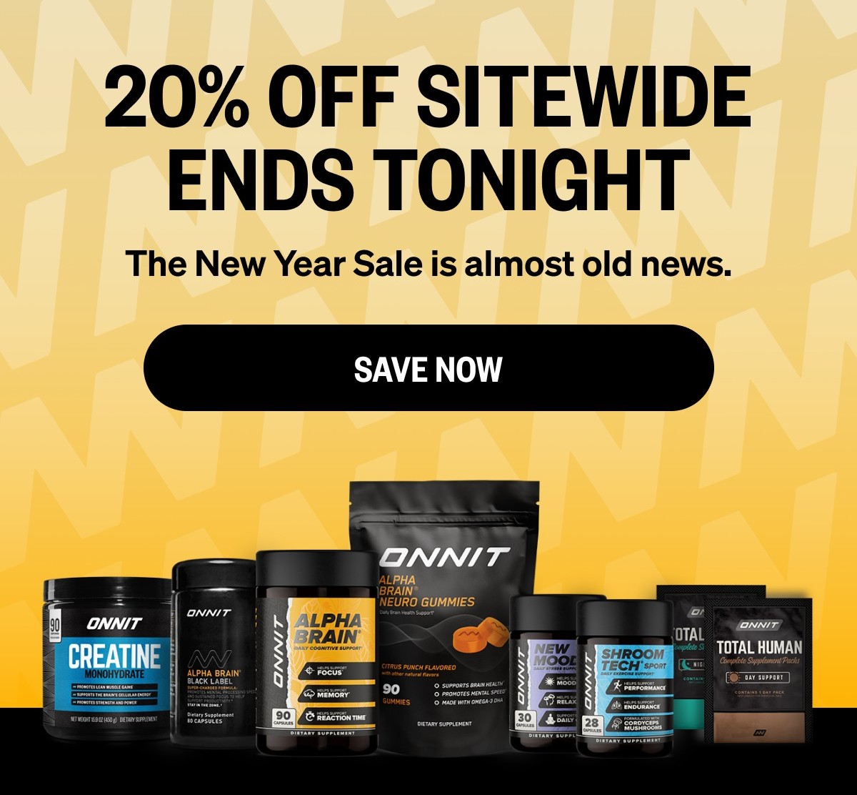 FINAL HOURS | 20% OFF SITEWIDE